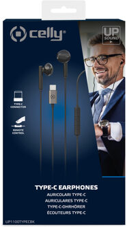 Celly Oordopjes Stereo USB-C zwart 0517592