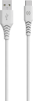 Celly Planet USB-A > USB-C Kabel Wit 1,5 meter 0517815