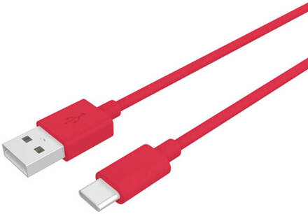 Celly Usb-kabel Type C, 1 Meter, Rood - Pvc - Celly Procompact