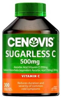 Cenovis Sugarless C 500mg Vitamin C 300 chewable tablets