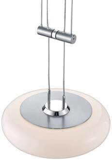 Centa hanglamp 2-lamps nikkel nikkel, wit