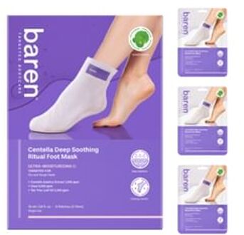 Centella Deep Soothing Ritual Foot Mask 3 pairs 2025 Version - 18ml x 3 pairs