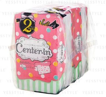 Center-In Soft Cotton Daily Care Wing Feminine Pads 21cm 20 pcs x 2