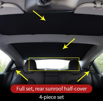 Center side trim strip voor Tesla model 3 accessoires/auto accessoires model 3 tesla drie tesla model 3 carbon /accessoires stijl A 4stk