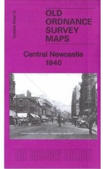 Central Newcastle 1940 - Old Ordnance Survey Maps Of Tyneside - Anthea Lang