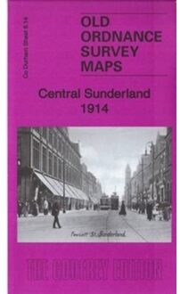 Central Sunderland 1914 - Old Ordnance Survey Maps Of County Durham - Alan Godfrey