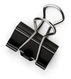 Centrum Papierklem - 12x stuks - 32 mm - metaal - in doos - kantoorartikelen