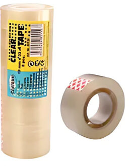 Centrum Plakband - 8x stuks - transparant - 19 mm x 33 m - kantoorartikelen