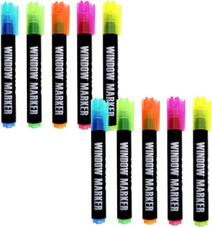 Centrum Raamstiften - 2x - multi - 5 stiften - voor gladde oppervlaktes - raam