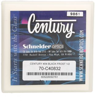 Century Century Century 4x4" Black Frost 1/2 70-C40832