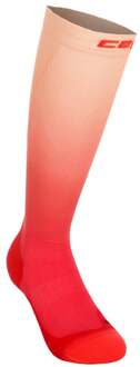 CEP Core Edt. Gradient Tall 5.0 Compressie-sokken Heren-Oranje,Geel - IV