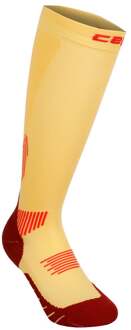 CEP Core Tall 5.0 Compressie-sokken Heren-Geel,Donkerrood - V