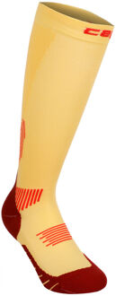 CEP Core Tall 5.0 Compressie-sokken Heren-Geel,Donkerrood - V