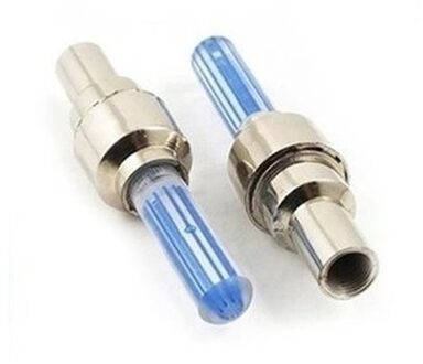 cepewa Fietswielverlichting firefly ventiel LED lampjes blauw 2 stuks