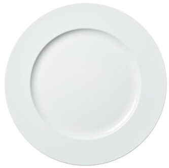 cepewa Kaarsenbord - wit - 33 cm - kunststof - onderbord - Kaarsenbord - plateau - voor kaarsen Zilver