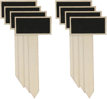 cepewa Plantenstekers - 8x stuks - plantenlabels krijtbordjes - 21 cm