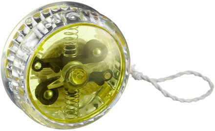 cepewa Speelgoed Jojo met LED licht - voor kinderen en volwassenen - geel - kunststof