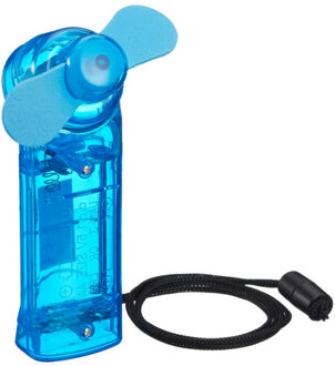 cepewa Ventilator voor in je hand - Verkoeling in zomer - 10 cm - Blauw