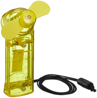 cepewa Ventilator voor in je hand - Verkoeling in zomer - 10 cm - Geel