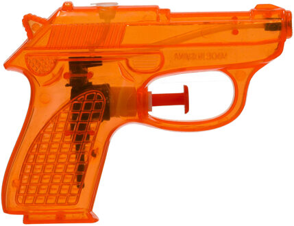 cepewa Waterpistool Splash Gun - klein model - 12 cm - oranje