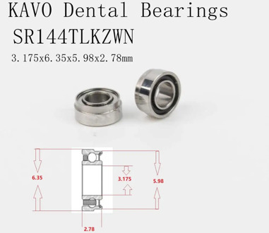Ceramic Dental Bearings SR144TLKZWN for Kavo