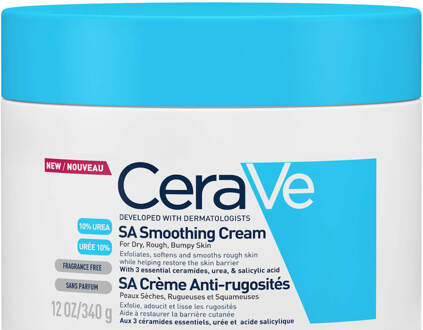 Cerave Sa Smoothing Cream For Dry, Rough, Bumpy Skin 340 Gr