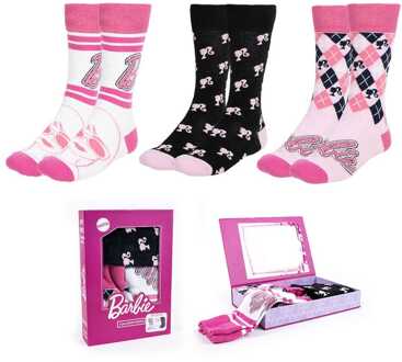 Cerda Barbie Socks 3-Pack 36-43