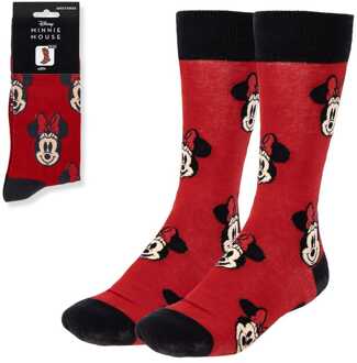 Cerda Disney Socks Minnie Face Red 36-43