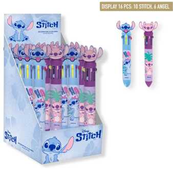 Cerda Loli & Stitch Multicoloured ball pens Display (16)