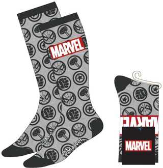 Cerda Marvel Socks Avengers Faces Grey 38-45