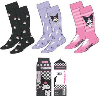 Cerda Sanrio Socks 3-Pack Kuromi 36-43