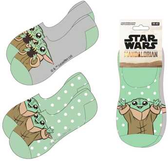 Cerda Star Wars: The Mandalorian no-show socks 2-packs 38-45