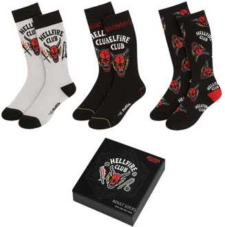 Cerda Stranger Things Socks 3-Pack 38-45 Hellfire Club