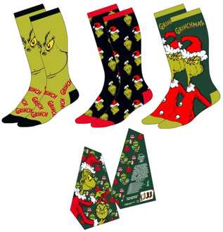 Cerda The Grinch Socks 3-Pack 38-45