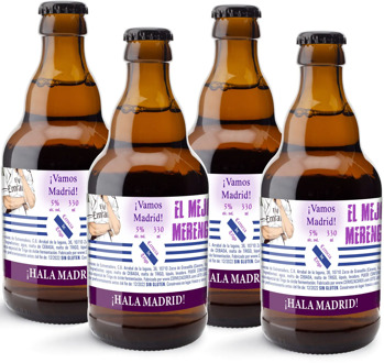 CEREX pack 4 beer s craft EQUIPMENT soccer beer special wheat double fermentation beer German ideal gift