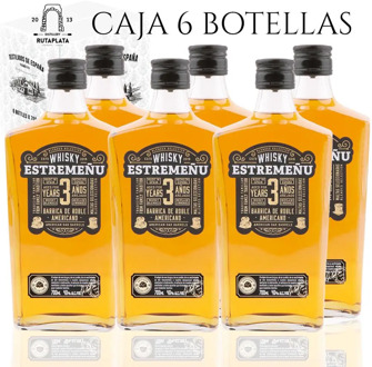 CEREX Pack 6 bottles whiskey Estremeñu 700 ml top pick 36 months gift ideal for combining or take single Whiskey wisky