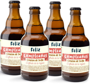 CEREX pack of beer happy birthday craft beer special wheat double fermentation beer German ideal gift