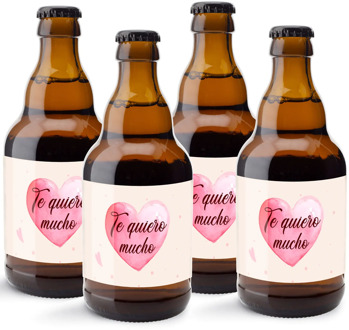 CEREX pack of beer I LOVE YOU craft beer special wheat double fermentation beer German ideal to give away