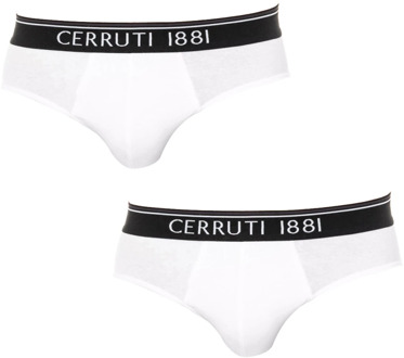 Cerruti 1881 2-Pack Boxers Trunk, Wit, Elastische Tailleband Cerruti 1881 , White , Heren - 2Xl,Xl