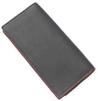 Cerruti 1881 Blauw Kalfsleer Herenportemonnee Donkergrijs - One Size