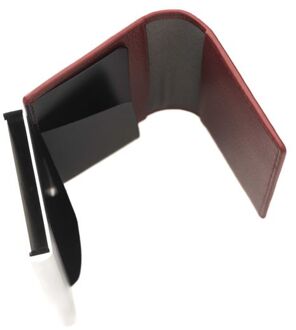 Cerruti 1881 Rode Kalfsleren Herenportemonnee Bruin