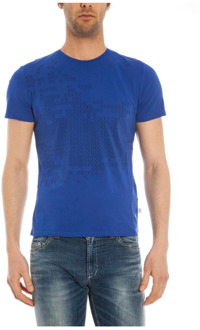Cerruti 1881 T-Shirts Cerruti 1881 , Blue , Heren - 2Xl,L