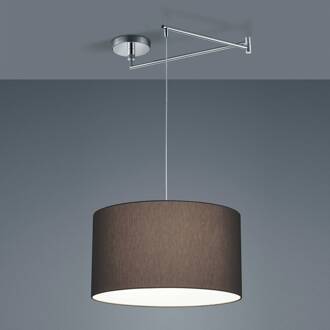 Certo hanglamp cilinder 1-lamp antraciet antraciet, chroom