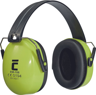Cerva Ciron Advance earmuff Hi-Vis | Kleur Geel | Maat One Size - 8591806219410