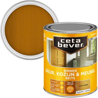 Cetabever Binnen Beits - Deur, Kozijn & Meubel - Transparant - Licht Eiken - 750 ml