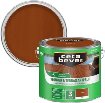 Cetabever Buitenbeits - Teak - Mat - 2,5l