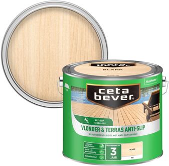 Cetabever Buitenbeits Vlonder-terrasbeits Antislip - Blank - Mat - 2,5l