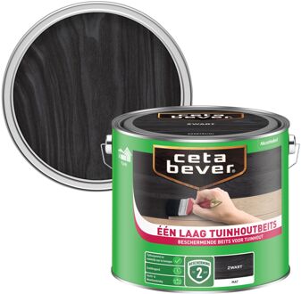 Cetabever Buitenbeits - Zwart - Mat - 2,5l