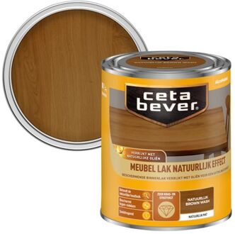 Cetabever Meubellak - Natuurlijk Effect - Brown Wash - 750 ml