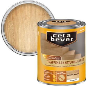 Cetabever Traplak - Natuurlijk Effect - Blank - 750 ml